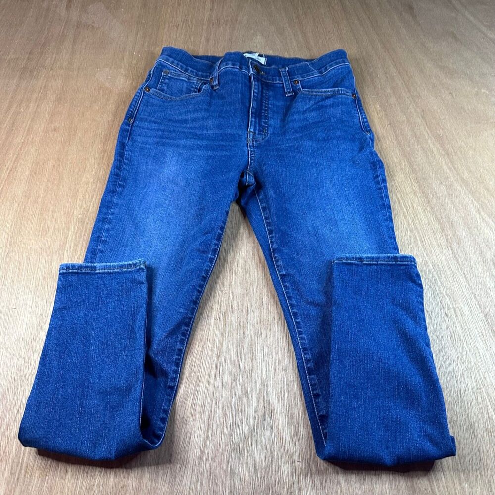 Madewell 9" Mid-Rise Skinny Jeans Womens 29x28 Blue Stretch Denim